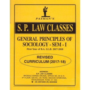 Pathan's General Principles of Sociology Notes for BA. LL.B SEM - I [New Syllabus] by Prof. A. U. Pathan | S. P. Law Classes